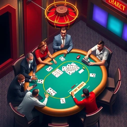 Pemain Andar Bahar di meja alam 4d melihat live feed dealer dan papan permainan